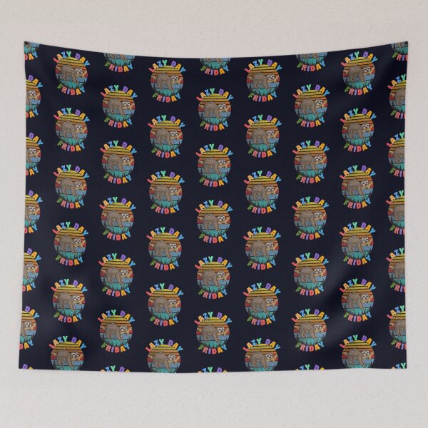 Item preview, Lazy day friday retro sleeping sloth on tree designed and sold by GoodyLeo.