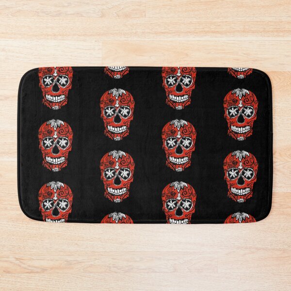 Item preview, Red Sugar Candy Skull designed and sold by paislee.