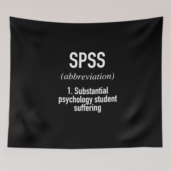 Item preview, SPSS Psychology - Funny Definition designed and sold by winwinshirt.