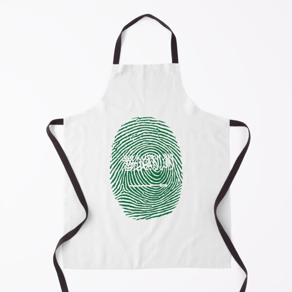 Item preview, Saudi Arabia Flag in a fingerprint  designed and sold by ArabCorner.