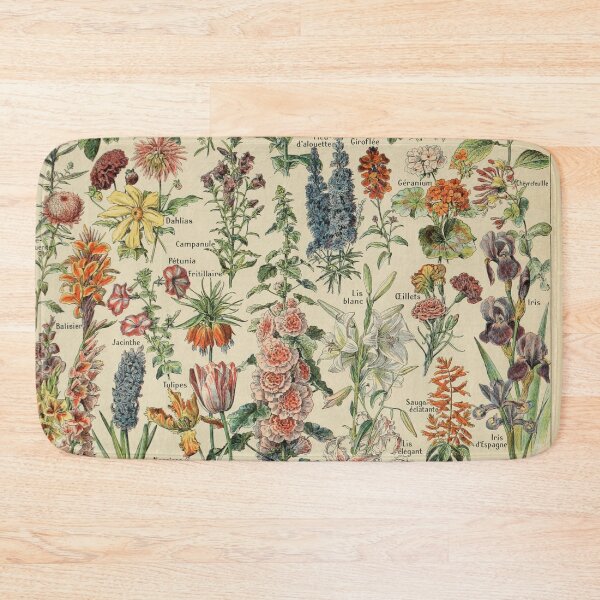 Item preview, Adolphe Millot Fleurs B designed and sold by hillarymoore06.