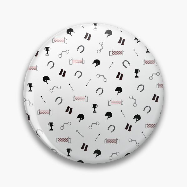 Item preview, Showjumping Theme Pattern designed and sold by Bit Sweet Creations.