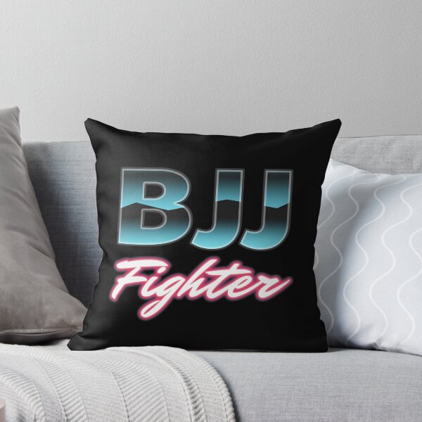 Aperçu de l'œuvre Combattant brésilien Jiu Jitsu (BJJ), design rétro vintage créée et vendue par Johnny Brabo BJJ Apparel.