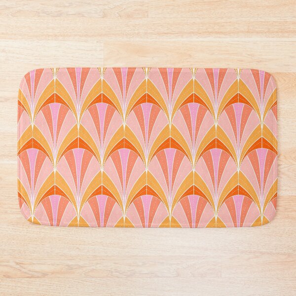 Item preview, Art Deco Waterfalls // Orange Burst designed and sold by The Wellington Boot.