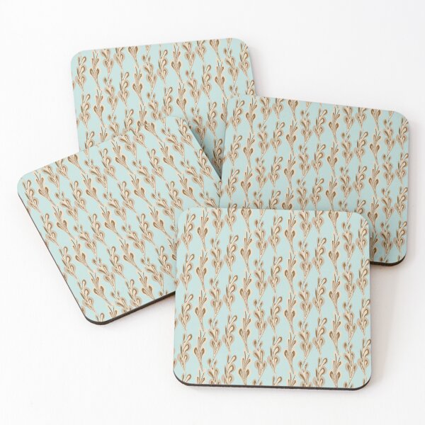 Item preview, blue marbling inspired pattern designed and sold by rysunki-malunki.