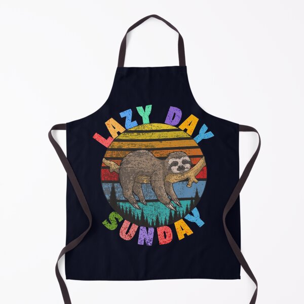 Item preview, Lazy day sunday retro sleeping sloth on tree designed and sold by GoodyLeo.