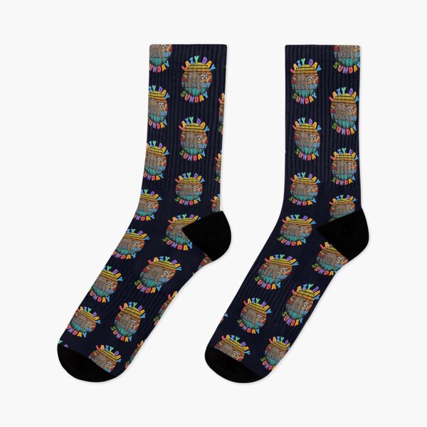 Item preview, Lazy day sunday retro sleeping sloth on tree designed and sold by GoodyLeo.