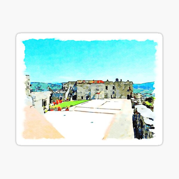 Parade ground of the castle of Agropoli Sticker
