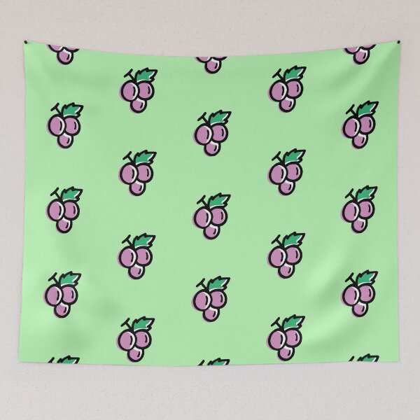 Item preview, Cute Summer Fruit Grapes Pattern Design GC-090-05 designed and sold by GraphicCharms.