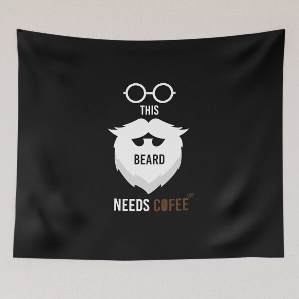 Item preview, This Beard Need Cofee T-shirt designed and sold by Mostik Vipo.