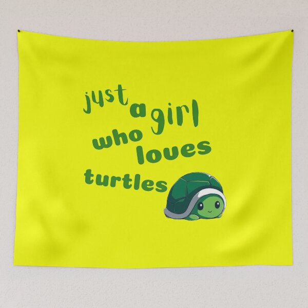 Item preview, Just a girl who loves turtles designed and sold by Toothless-3377.