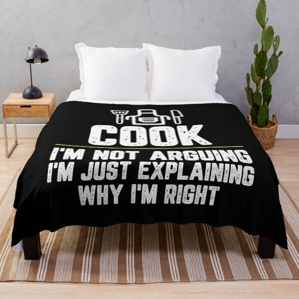 Item preview, Cook I'm Not Arguing I'm Just Explaining Why I'm Right Cook Gift Funny Shirt Novelty Gag Gift Office Desk Boss Gift designed and sold by Orange Pieces.