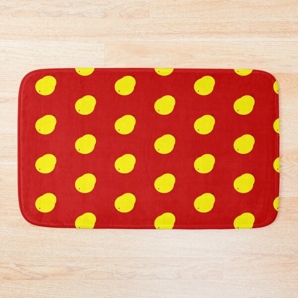 Item preview, yellow pear red background designed and sold by miaterinka.