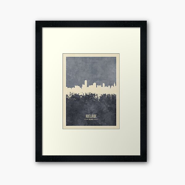 Item preview, Adelaide Australia Skyline designed and sold by ArtPrints.