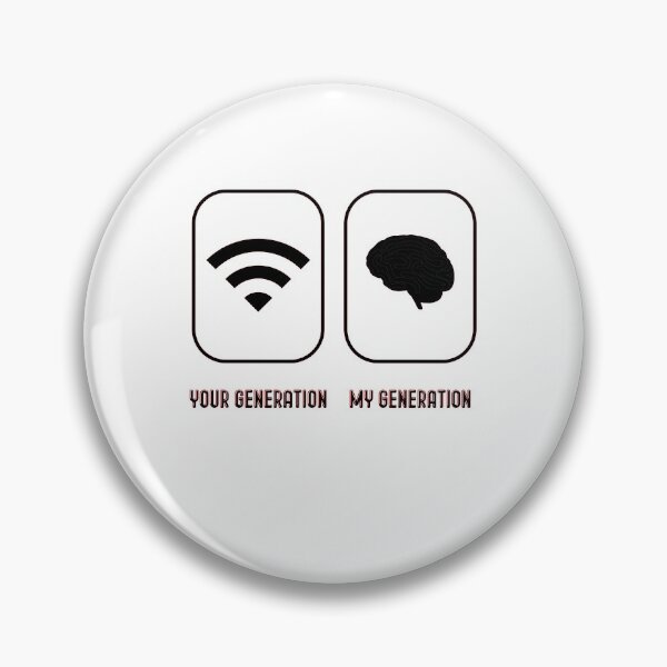 Item preview, generation brain wlan saying designed and sold by pirminio.