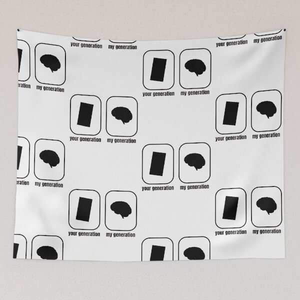 Item preview, mobil phone brain saying designed and sold by pirminio.