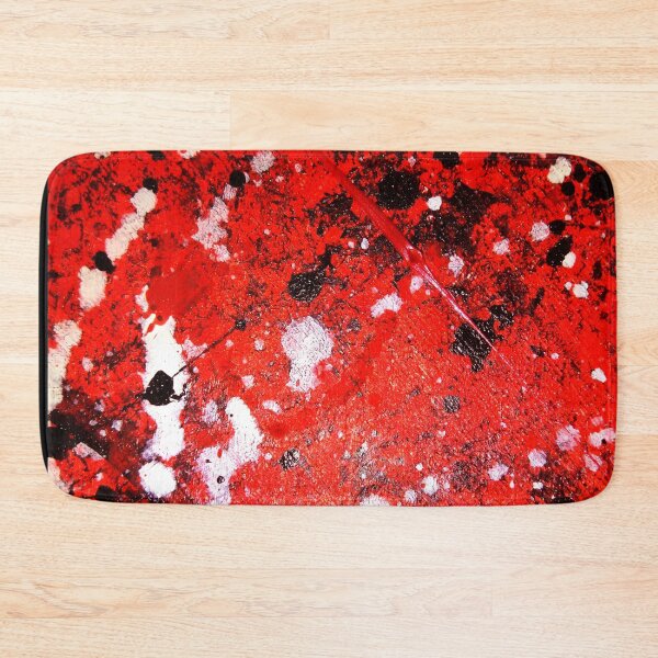 Item preview, Artist Red Abstract Splash (Acrylic Painting) designed and sold by DoggoTankDesign.