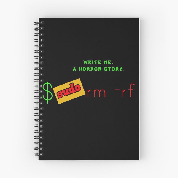 Item preview, Linux Write me a horror story designed and sold by artifx.
