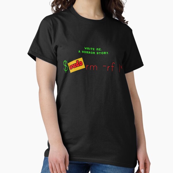 Item preview, Linux Write me a horror story designed and sold by artifx.