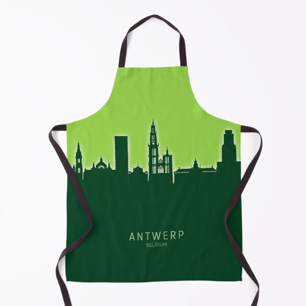 Item preview, Antwerp Belgium Skyline designed and sold by ArtPrints.