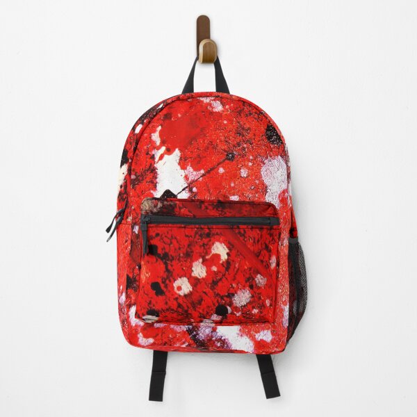 Item preview, Artist Red Abstract Splash (Acrylic Painting) designed and sold by DoggoTankDesign.