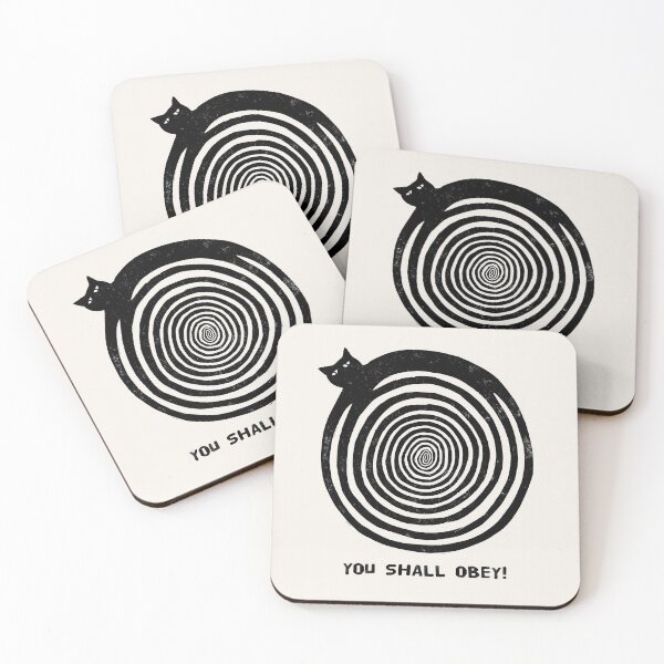 Item preview, Hypnotic Black Cat designed and sold by Passionista Studio.