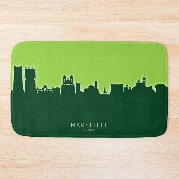 Item preview, Marseille France Skyline designed and sold by ArtPrints.