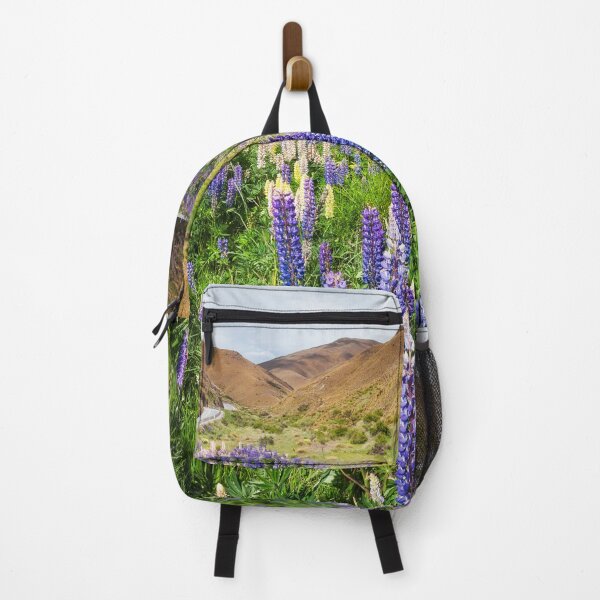 Item preview, Purple and yellow Lupins along Crown Range Road in new Zealand designed and sold by Danielasphotos.