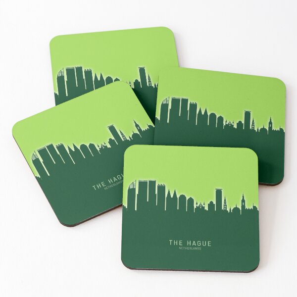 Item preview, The Hague Netherlands Skyline designed and sold by ArtPrints.