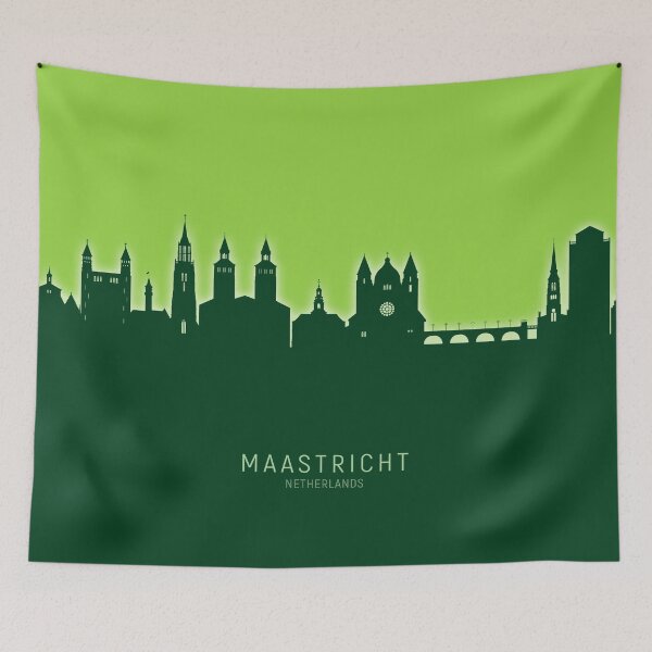 Item preview, Maastricht The Netherlands Skyline designed and sold by ArtPrints.