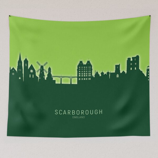Item preview, Scarborough England Skyline designed and sold by ArtPrints.