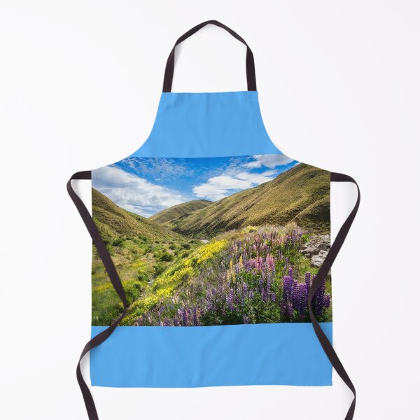 Item preview, Lupines fields on the side of the road in New Zealand designed and sold by Danielasphotos.