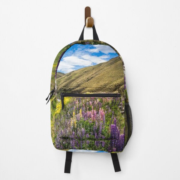 Item preview, Lupines fields on the side of the road in New Zealand designed and sold by Danielasphotos.