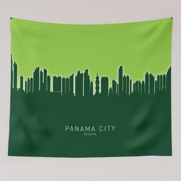 Artikelvorschau, Panama City Skyline entworfen und verkauft von ArtPrints.