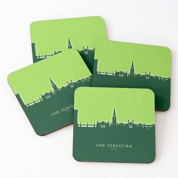 Item preview, San Sebastian Spain Skyline designed and sold by ArtPrints.