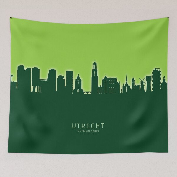 Item preview, Utrecht The Netherlands Skyline designed and sold by ArtPrints.