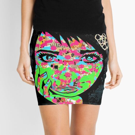 PaperMonster Inkblot Mini Skirt