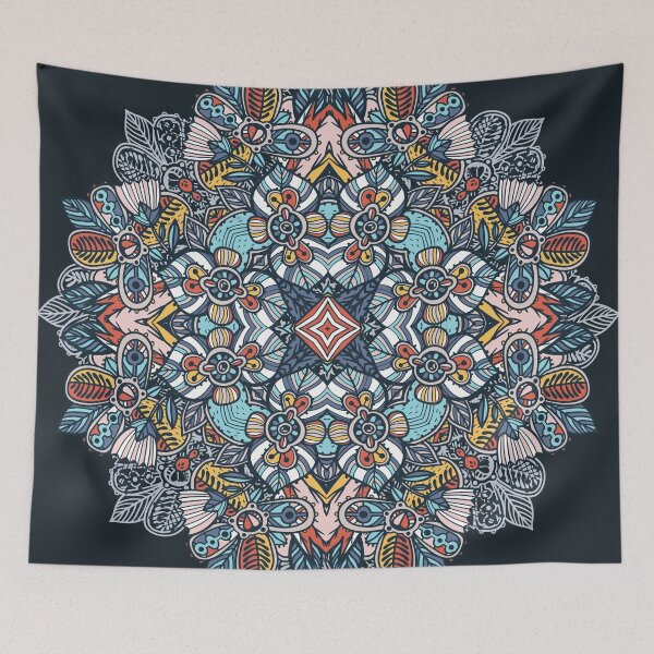 Item preview, Boho Mandala tapestry designed and sold by More than Myriad.