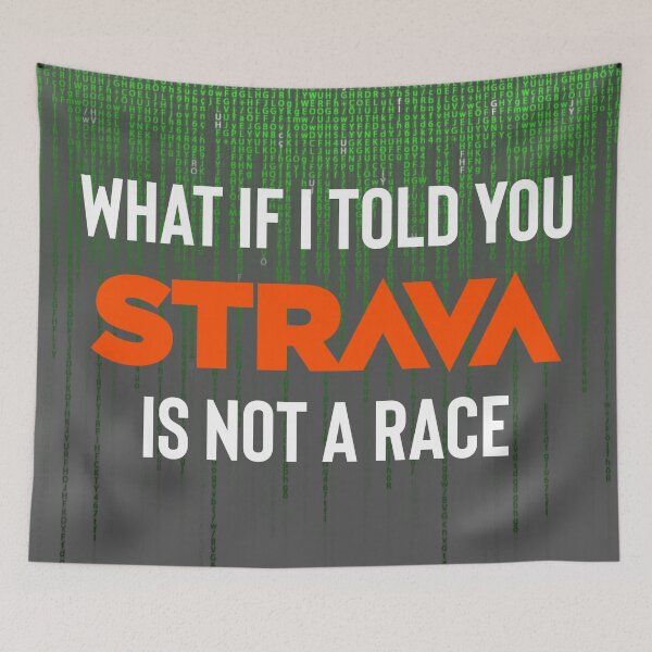 Item preview, Funny Retro Strava Matrix Quote designed and sold by Raw Creative Prints.