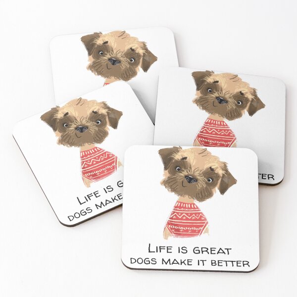 Item preview, Life Is Great Dogs Make It Better - Dog Love designed and sold by Borislav Shekerdzhiyski.