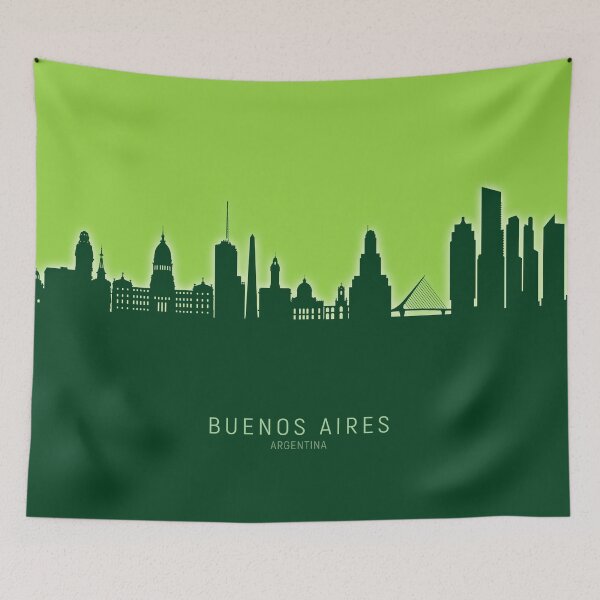 Item preview, Buenos Aires Argentina Skyline designed and sold by ArtPrints.