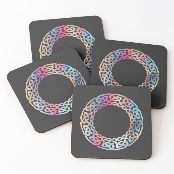 Item preview, Colourful Celtic Knot designed and sold by WildGeometric.