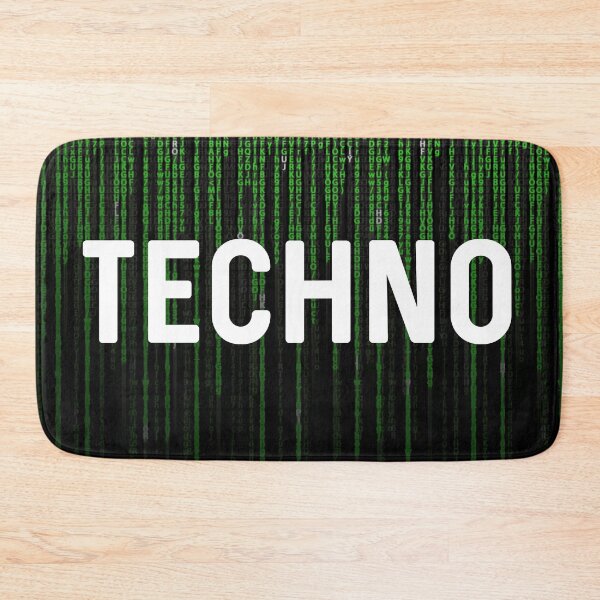 Item preview, Techno Music Matrix designed and sold by Raw Creative Prints.
