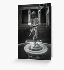 Courtyard Sculpture Greeting Card