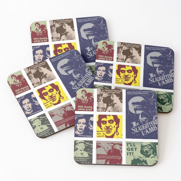 Item preview, Horror comedy cult classic An American werewolf in London inspired collage. designed and sold by Webstudio  2Amigos.