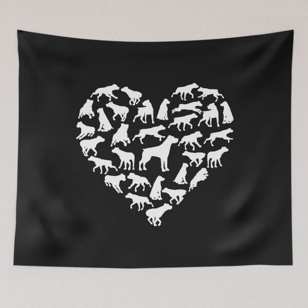 Item preview, Staffy lover - heart designed and sold by Beyond Words.