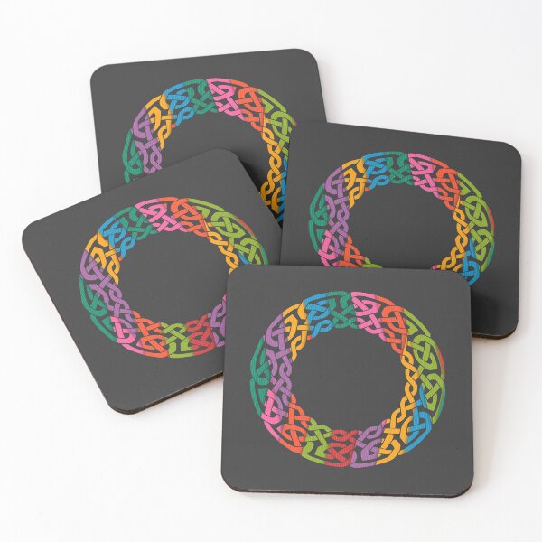Item preview, Colourful Celtic Knot designed and sold by WildGeometric.
