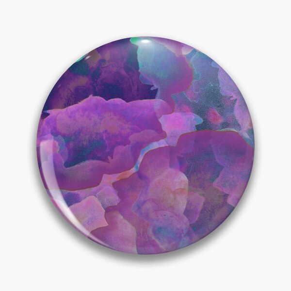 Item preview, purple watercolor boho, teal and purple abstract ink watercolor  clouds designed and sold by MagentaRose.