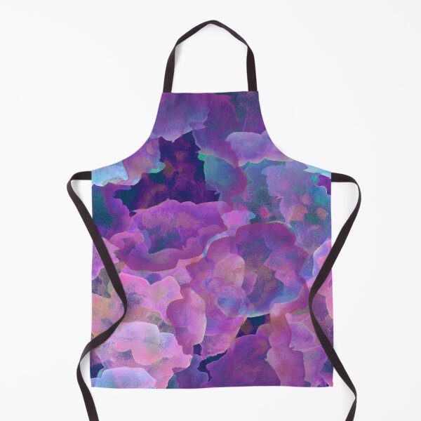 Item preview, purple watercolor boho, teal and purple abstract ink watercolor  clouds designed and sold by MagentaRose.