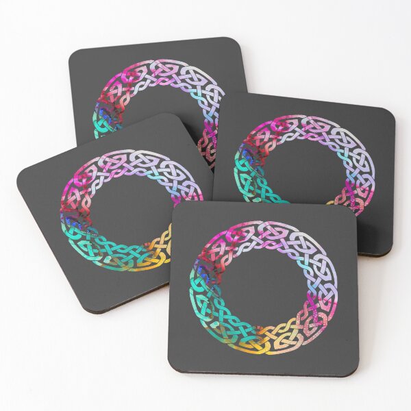 Item preview, Colourful Celtic Knot designed and sold by WildGeometric.